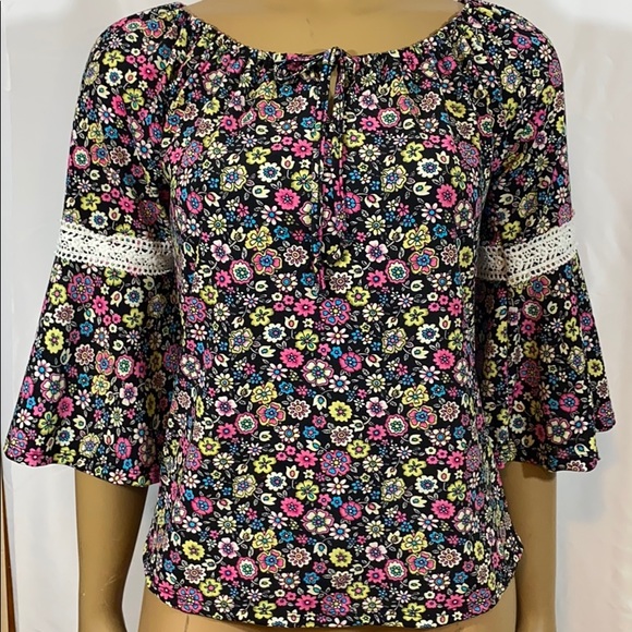FLORAL BLOUSE - Picture 3 of 7